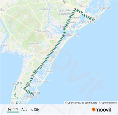 Pick a city close to you for detailed schedule information. . 552 atlantic city bus schedule